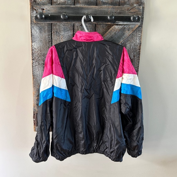 Women's Vintage Adidas Full Zipper Light Weight Colour BlockJacket - Picture 2 of 4